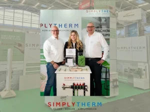 Simplytherm Messestand auf der Internationalen Handwerksmesse München – Lösungen zum Fußbodenheizung nachrüsten